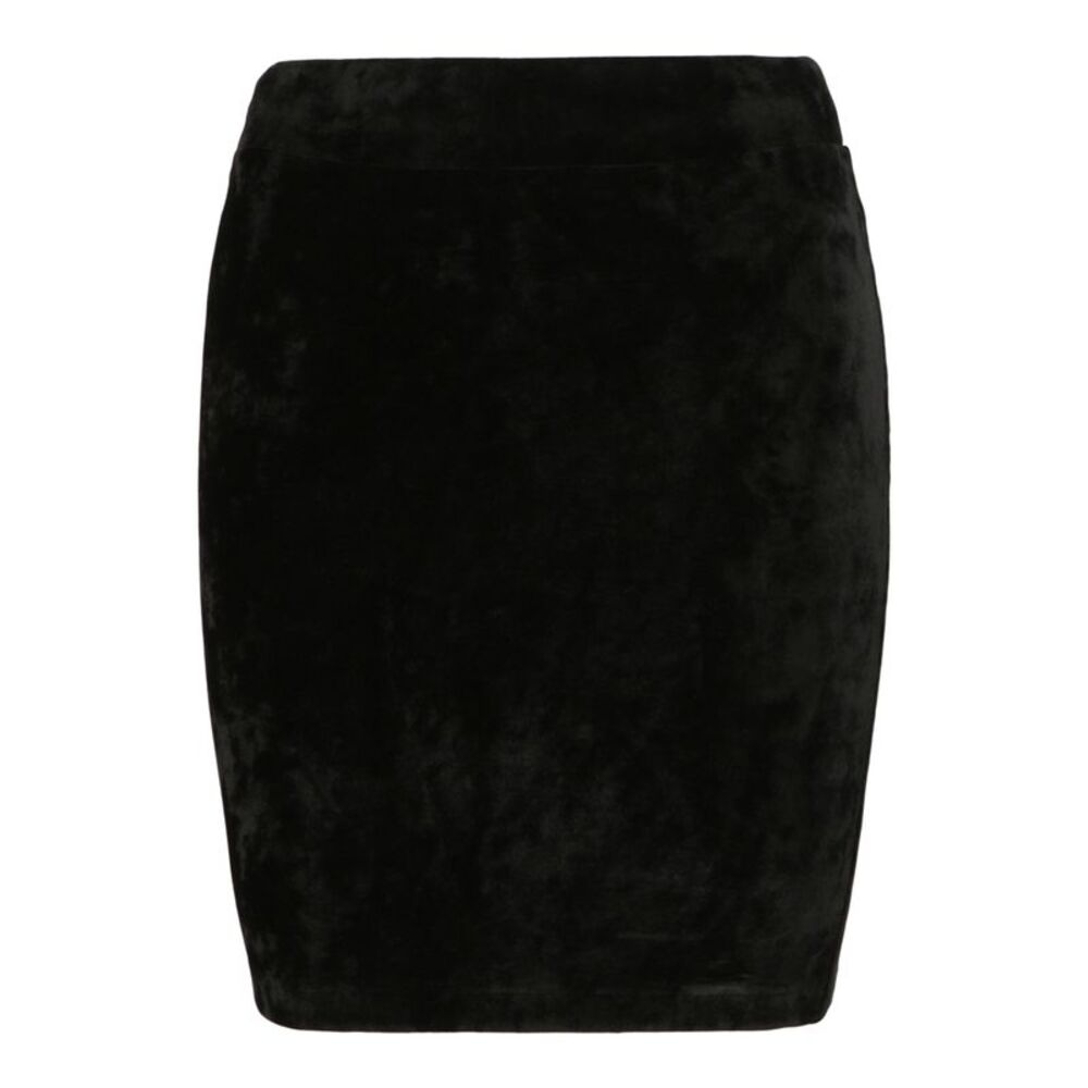 Balenciaga Velvet Mini Skirt Black Womens